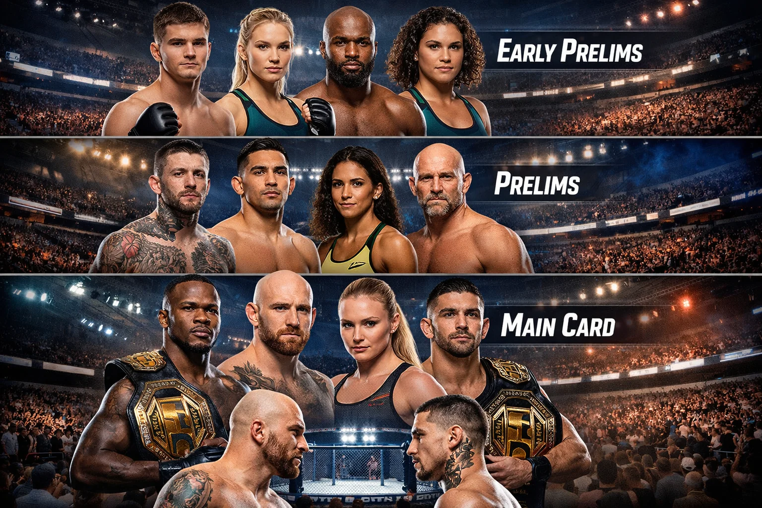 UFC hoy: horarios y peleas